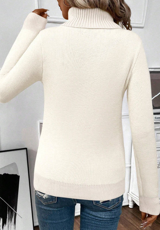 Turtleneck Long Sleeve Sweater