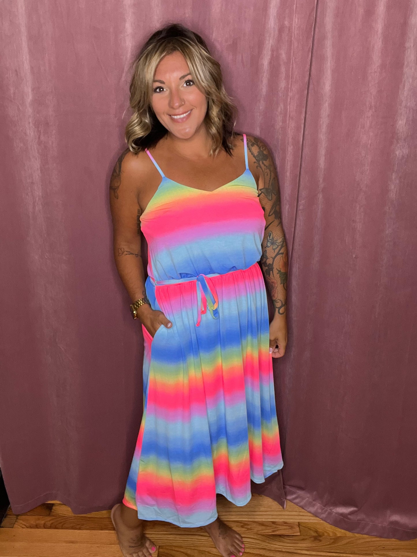 Summer Rainbow Dress