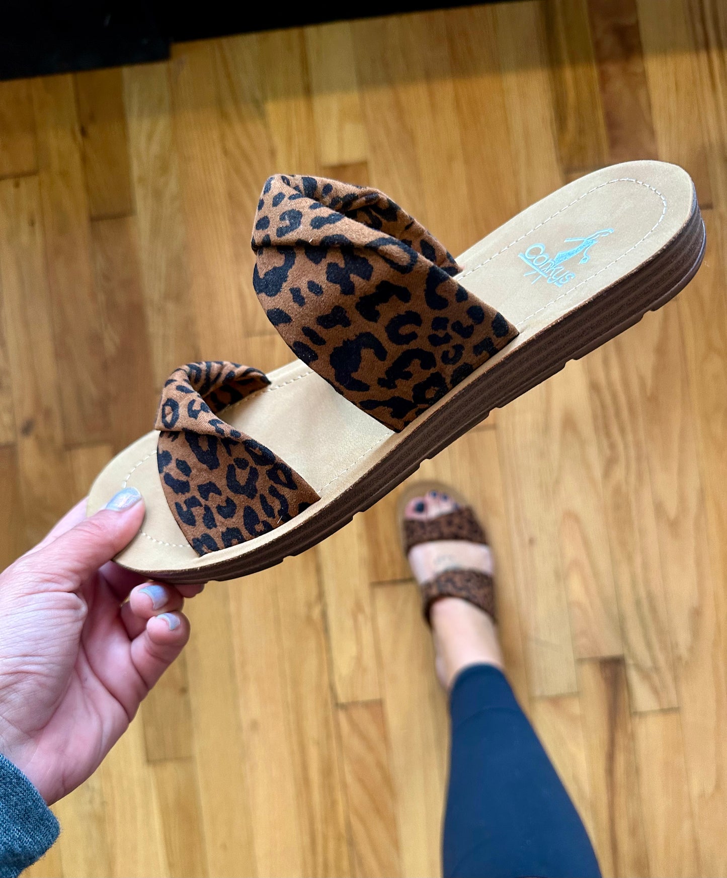 Corkys With a Twist Sandal