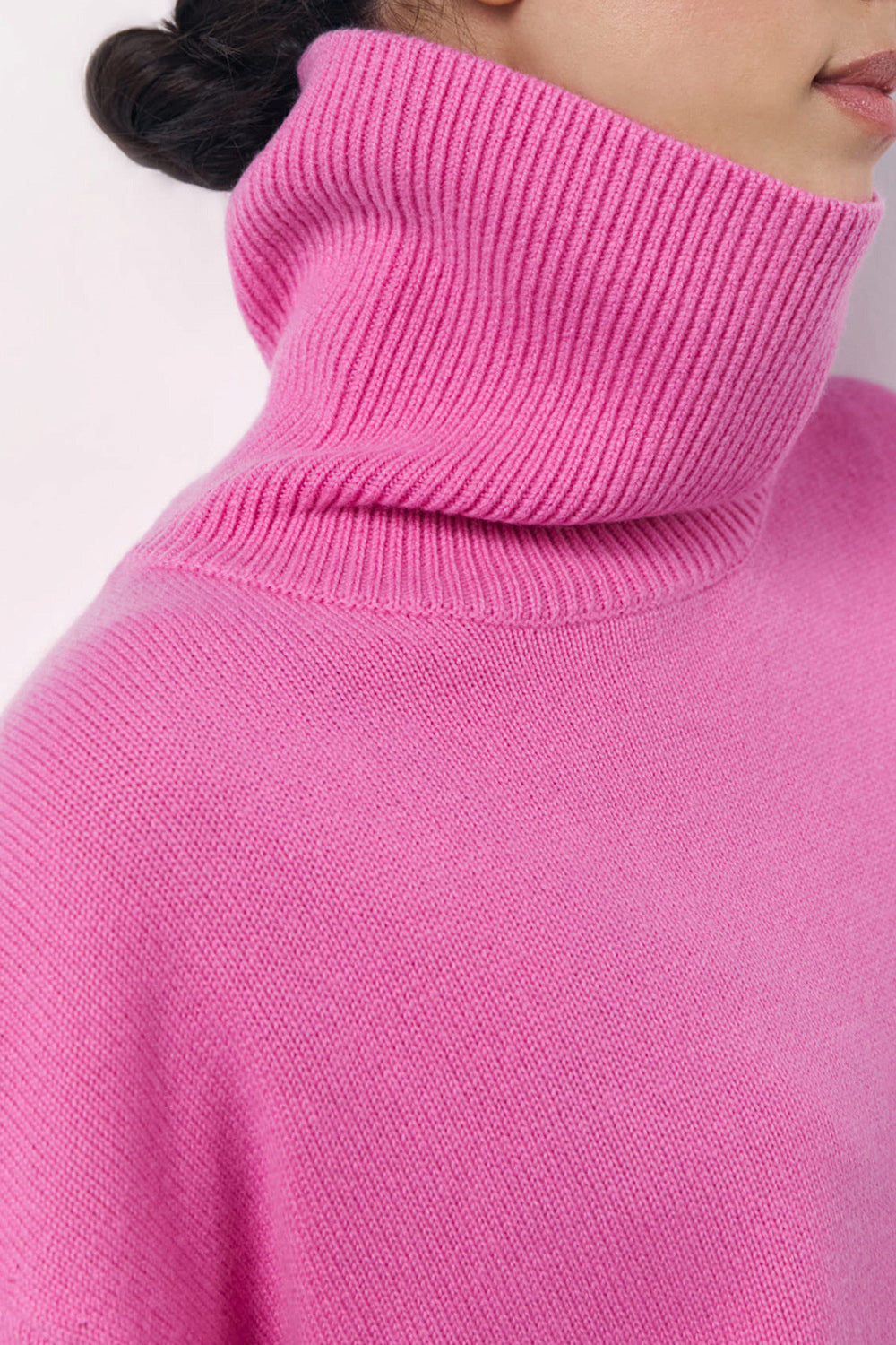 Basic Bae Turtleneck Long Sleeve Dropped Shoulder Sweater